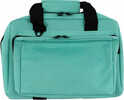 US PeaceKeeper Mini Range Pistol Case 12.75x8.75"x3" 600 Denier Polyester Robins Egg Blue P21102