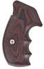 VZ Grips Tactical Diamond Revolver Black Cherry Color G10 Fits S&W K/L Frame Round Butt