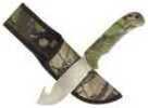 Ruko Rhinohide Skinning Knife Gut Hook Camo W/Sheath