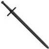 Cold Steel Cs92BKHNH Hand & A Half Training Sword 34" Fixed Plain Black Polypropylene