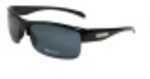 Newport Hampton II Shiny Black Frame Grey Polarized Lenses