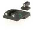 Meprolight 11766 Tru-Dot Night Sight Set S&W M&P 9/40 Full Size/Compact Tritium Green Front/Rear Black