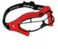 deBeer Lacrosse Lucent Si Goggle Red Frame And Black Wire