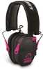 Walkers Razor Slim Shooter Folding Muff-23dB NRR-Pink Accnt