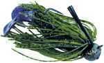 Jewel Football Jig 5/8 Oz Peanut Butter Smoke Mn# FJ58-904