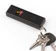 Guard Dog LED Stun Gun Keychain/120dB Alarm - Recharge Black