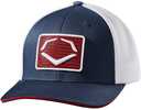 EvoShield Rank Flexfit Hat-Navy/White L/XL