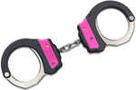 Asp Identifier Chain Ultra Cuffs Steel Bow Pink