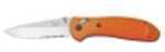 Benchmade Griptilian Dp Folding Combo Edge Knife Orange