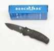 Benchmade Volli Folding Knife Drop Point Serrated Black Blade