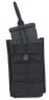 Single Rifle Mag Pouch Open Top Short Black