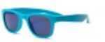 Real Kids Neon Blue Wayfarer Flex Fit Mirror Lens 2+