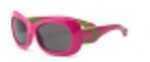 Real Kids Cherry Pink/Lime Green Flex Fit Smoke Lens 7+