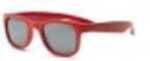 Real Kids Red Wayfarer Flex Fit Silver Mirror Lens 7+