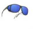 Cocoons Aviator Xl Black Frame-Blue Mirror Lens