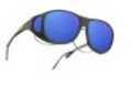 Cocoons L Fitover Polarized Pilot Black Frame Blue Lens