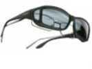 OverxCast Polarized Black M Gray Prescription Sunglass