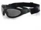Bobster GXR Sunglasses-Matte Black Frame With Smoked Lens