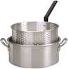 King Kooker #KK2-10 Qt. Alum Fry Pan/Basket -2 Helper Handle