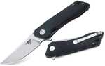 Bestech Thorn Folder 4.3 in Stonewash Plain Black G-10 Handle