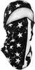 ZanHeadgear Convertible Balaclava Black and White Flag