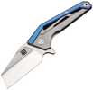 Artisan Ravine Folder 2.83 in S35VN Blade Blue Titanium Hnd