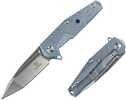 Defcon Radioactive Folder 3.25 in Blade Blue Titanium Handle