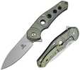 Defcon Sphere Folder 3.5 in Blade Green Titanium-G10 Handle