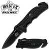 Master Assisted 3.25 in Blade Black Nylon Fiber Handle