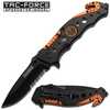 Tac-Force Assisted 3.25 in Blade Orange-Black Aluminum Handle