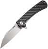 CJRB Talla Folder 3.53 in Blade Carbon Fiber Handle