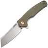 CJRB Crag Folder 3.42 in Blade Green G-10 Handle