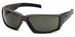 Pyramex VGSB722T OverWatch Glasses Forest Gray Lens Anti-Fog Black Frame