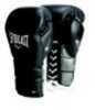 Everlast Black 14Oz ProTex2 Leather Training Gloves Lace
