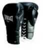 Everlast Black 16Oz ProTex2 Leather Training Gloves Lace