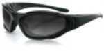 Bobster Raptor II Interchange Sunglasses Black Frame 3 Lenses