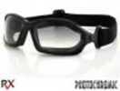 Bobster DZL Riding Goggles Anti-Fog PhotoC Lens