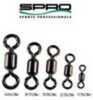 Spro Power Swivels Black Barrel 10Pk 130# Md#: PSB04