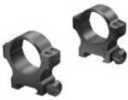 Leupold 175119 BackCountry Cross-Slot Ring Set 30mm Diam Low Aluminum Black Matte