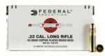 22 Long Rifle 40 Grain Copper-Plated Round Nose 50 Rounds Federal Ammunition
