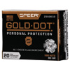 Link to Gold Dot Has Earned The Respect Of Police Officers World-Wide. No Other Ammunition Combines Such a Consistent Level Of High Performance. These Loads Deliver In All situations, Which Is Why You Can Trust Them For Home And Personal Defense. Gold Dot Hollow-Point Bullets Are Very Accurate, Tough And unbelievably Consistent.