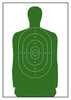 Action Target Inc B-27S Green-100 Qualification Hanging Paper 24" X 45" Silhouette 100 Per Box