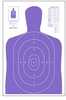 Action Target Inc B-27E-Pr-100 High Visibility Paper 23" X 35" Silhouette Fluorescent Purple 100