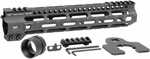 Midwest Industries MICRLW105 Combat Lightweight M-Lok Handguard AR-15 Black Hardcoat Anodized 6061-T6 Aluminum 10.50"