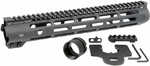 Midwest Industries MISLH12625 Slimline M-Lok Handguard AR-15 Black Hardcoat Anodized 6061-T6 Aluminum 12.625"