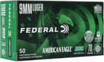 9mm Luger 70 Grain FMJ 50 Rounds Federal Ammunition