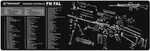 TekMat  FN FAL Gun Cleaning Mat 12"X36"X1/8"