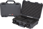 NANUK (PLASTICASE Inc)   909 Classic Pistol Case Graphite Polyethylene