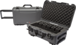 NANUK (PLASTICASE Inc)  935 6 Up Pistol Case With Foam Graphite Polyethylene