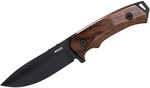 WOOX LLC Rock 62 4.25" Drop Point Plain Walnut Handle Fixed